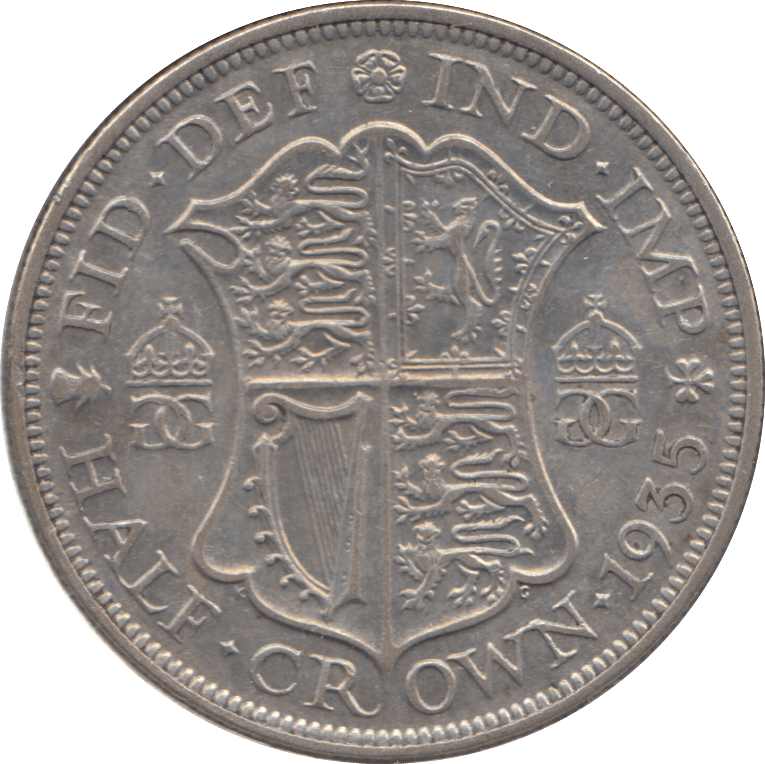 1935 HALFCROWN ( GVF ) 2 - HALFCROWN - Cambridgeshire Coins