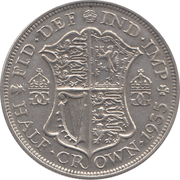 1935 HALFCROWN ( VF ) 1 - HALFCROWN - Cambridgeshire Coins