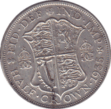 1935 HALFCROWN ( VF ) - Halfcrown - Cambridgeshire Coins