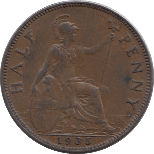 1935 HALFPENNY ( EF ) - Halfpenny - Cambridgeshire Coins