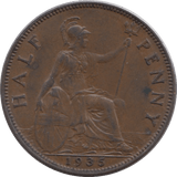 1935 HALFPENNY ( EF ) - Halfpenny - Cambridgeshire Coins
