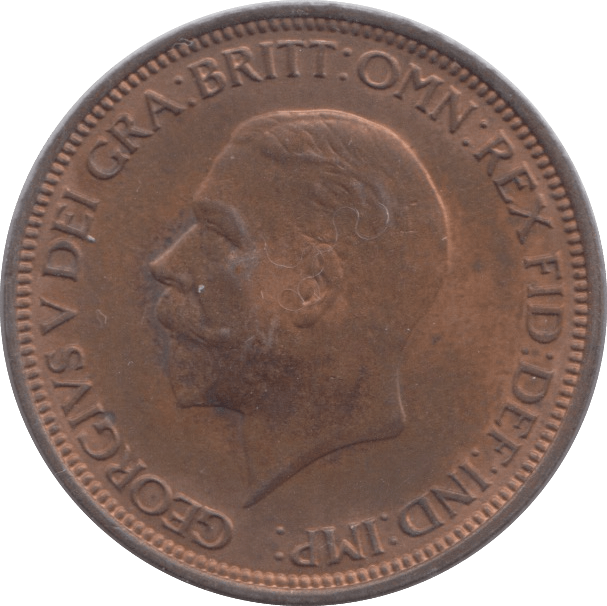 1935 HALFPENNY ( UNC ) - Halfpenny - Cambridgeshire Coins