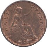 1935 HALFPENNY ( UNC ) - Halfpenny - Cambridgeshire Coins