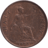 1935 HALFPENNY ( UNC ) - Halfpenny - Cambridgeshire Coins