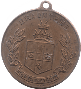1935 KING GEORGE V BRAINTREE MEDALLION - MEDALLIONS - Cambridgeshire Coins