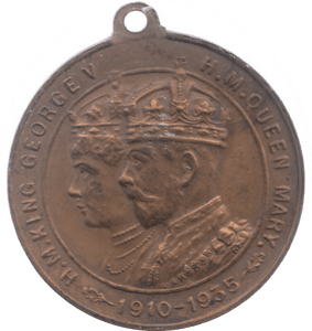 1935 KING GEORGE V BRAINTREE MEDALLION - MEDALLIONS - Cambridgeshire Coins
