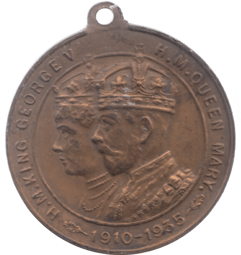 1935 KING GEORGE V BRAINTREE MEDALLION - MEDALLIONS - Cambridgeshire Coins