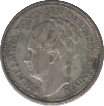 1935 NETHERLANDS 10 CENTS - WORLD COINS - Cambridgeshire Coins