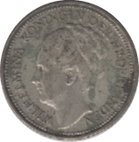 1935 NETHERLANDS 10 CENTS - WORLD COINS - Cambridgeshire Coins