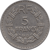 1935 NICKEL 5 FRANCS FRANCE REF H23 - WORLD COINS - Cambridgeshire Coins