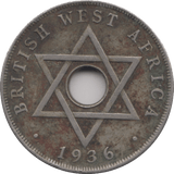 1935 ONE PENNY WEST AFRICA - WORLD COINS - Cambridgeshire Coins