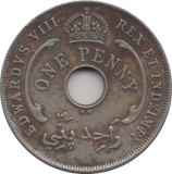 1935 ONE PENNY WEST AFRICA - WORLD COINS - Cambridgeshire Coins