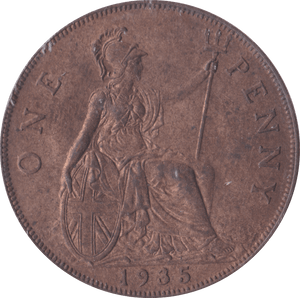 1935 PENNY ( AUNC ) - Penny - Cambridgeshire Coins