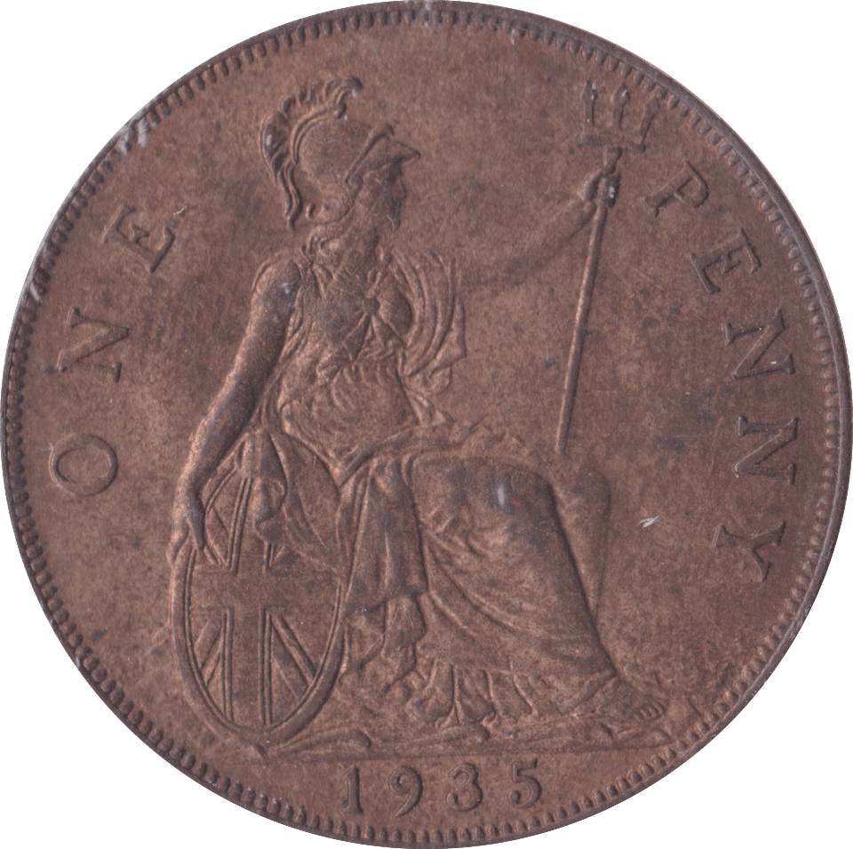1935 PENNY ( AUNC ) - Penny - Cambridgeshire Coins