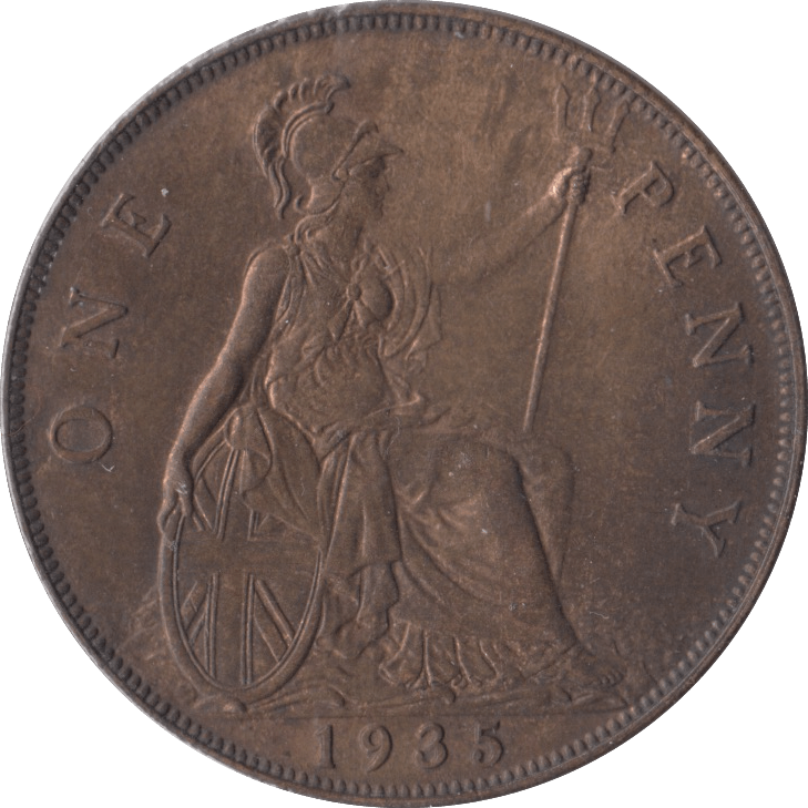 1935 PENNY ( AUNC ) - Penny - Cambridgeshire Coins