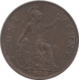 1935 PENNY ( UNC ) 3 - Penny - Cambridgeshire Coins