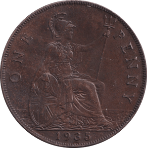 1935 PENNY ( UNC ) - Penny - Cambridgeshire Coins