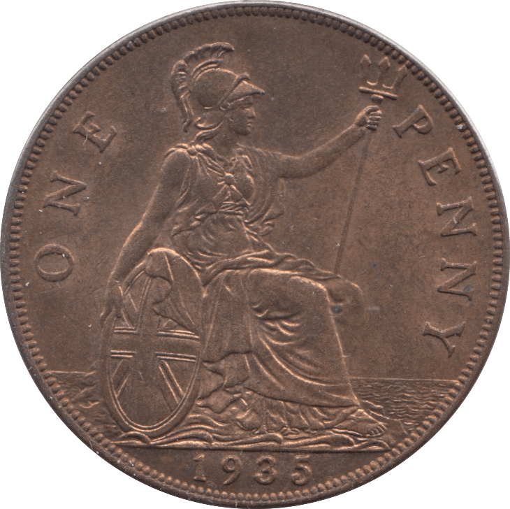 1935 PENNY ( UNC ) - Penny - Cambridgeshire Coins