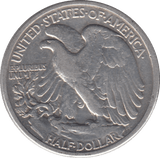 1935 SILVER HALF DOLLAR USA - SILVER WORLD COINS - Cambridgeshire Coins