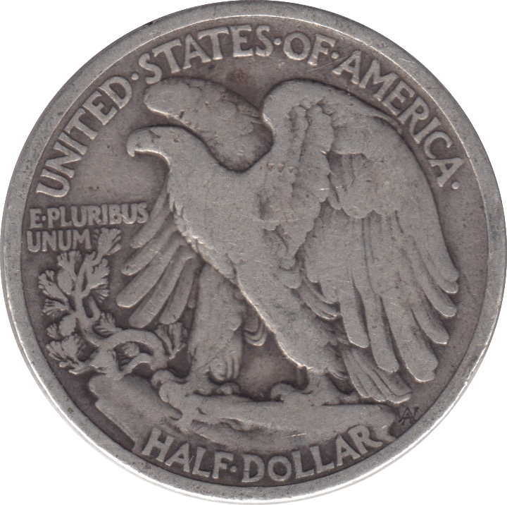 1935 SILVER HALF DOLLAR USA - SILVER WORLD COINS - Cambridgeshire Coins