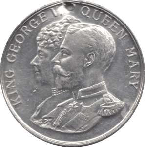 1935 SILVER JUBILEE KING GEORGE V AND QUEEN MARY HOLED MEDALLION 1 - MEDALLIONS - Cambridgeshire Coins