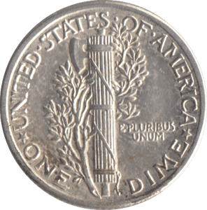 1935 SILVER ONE DIME USA - SILVER WORLD COINS - Cambridgeshire Coins
