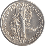 1935 SILVER ONE DIME USA - SILVER WORLD COINS - Cambridgeshire Coins