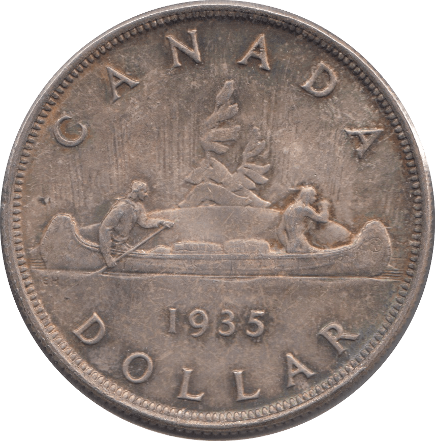 1935 SILVER ONE DOLLAR CANADA - WORLD SILVER COINS - Cambridgeshire Coins