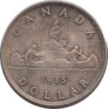 1935 SILVER ONE DOLLAR CANADA - WORLD SILVER COINS - Cambridgeshire Coins