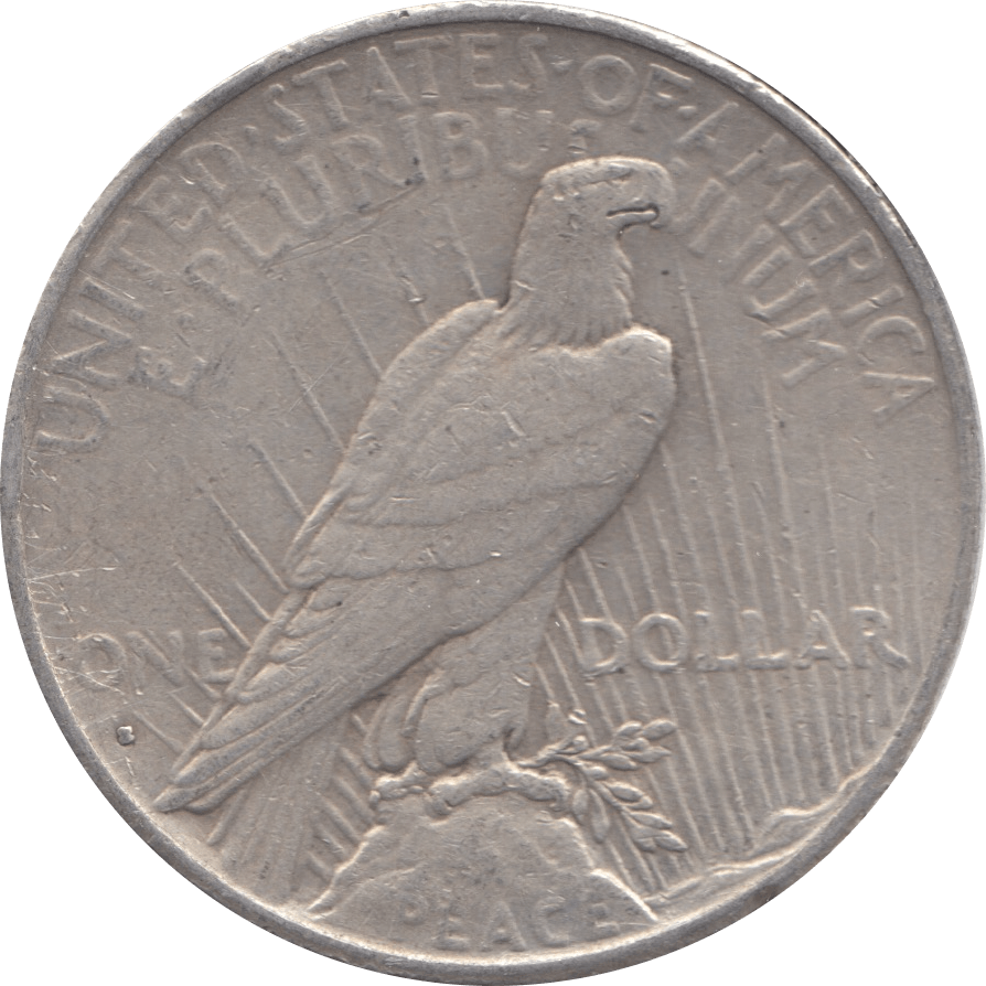 1935 SILVER PEACE DOLLAR USA 2 - WORLD SILVER COINS - Cambridgeshire Coins