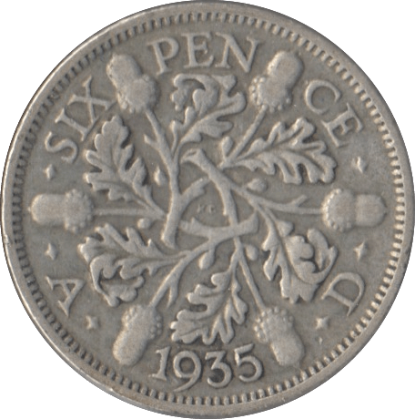 1935 SIXPENCE ( FINE ) - Sixpence - Cambridgeshire Coins