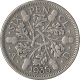 1935 SIXPENCE ( FINE ) - Sixpence - Cambridgeshire Coins