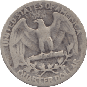 1935 USA SILVER 1/4 DOLLAR - SILVER WORLD COINS - Cambridgeshire Coins