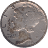 1935 USA SILVER DIME 10 CENTS - SILVER WORLD COINS - Cambridgeshire Coins