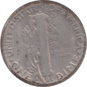 1935 USA SILVER DIME 10 CENTS - SILVER WORLD COINS - Cambridgeshire Coins