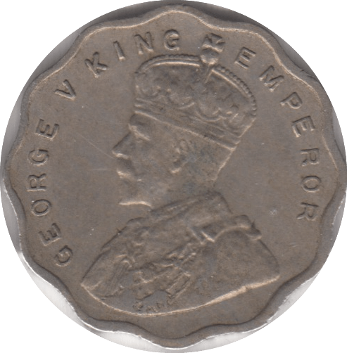 1936 1 ANNA BRITISH INDIA - WORLD COINS - Cambridgeshire Coins