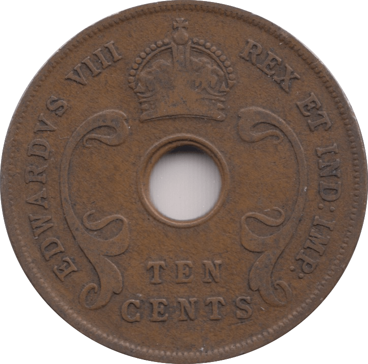 1936 10 CENTS EAST AFRICA - WORLD COINS - Cambridgeshire Coins
