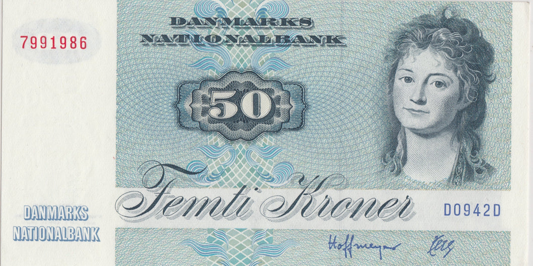 1936 50 KRONER BANKNOTE NORWAY REF 1479 - World Banknotes - Cambridgeshire Coins