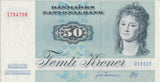 1936 50 KRONER BANKNOTE NORWAY REF 1481 - World Banknotes - Cambridgeshire Coins