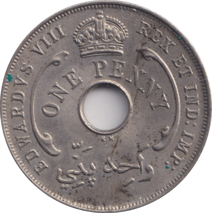 1936 BRITISH WEST AFRICA PENNY - WORLD COINS - Cambridgeshire Coins