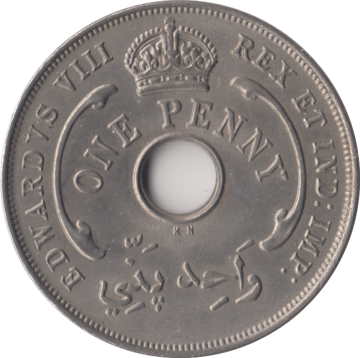 1936 BRITISH WEST AFRICA PENNY - WORLD COINS - Cambridgeshire Coins