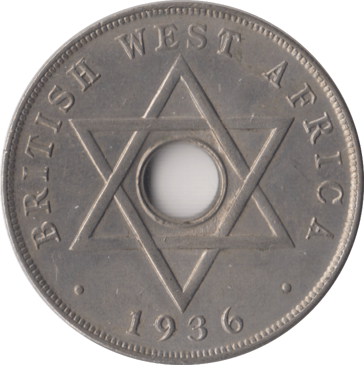 1936 BRITISH WEST AFRICA PENNY - WORLD COINS - Cambridgeshire Coins