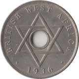 1936 BRITISH WEST AFRICA PENNY - WORLD COINS - Cambridgeshire Coins