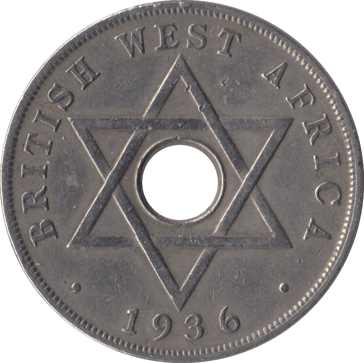 1936 BRITISH WEST AFRICA PENNY - WORLD COINS - Cambridgeshire Coins