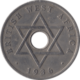 1936 BRITISH WEST AFRICA PENNY - WORLD COINS - Cambridgeshire Coins