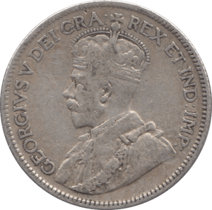 1936 CANADA 25 CENTS - WORLD COINS - Cambridgeshire Coins