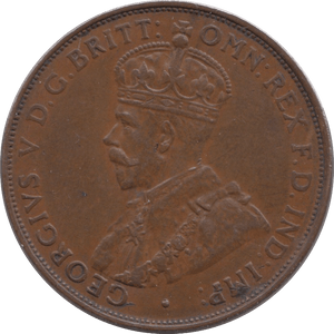 1936 COMMONWEALTH AUSTRALIA ONE PENNY - WORLD COINS - Cambridgeshire Coins