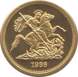1936 EDWARD VIII 9CT GOLD PATTERN SOVEREIGN ( PROOF ) - Sovereign - Cambridgeshire Coins