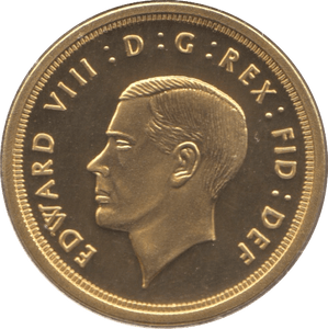 1936 EDWARD VIII 9CT GOLD PATTERN SOVEREIGN ( PROOF ) - Sovereign - Cambridgeshire Coins