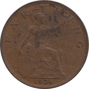 1936 FARTHING 2 ( EF ) 23 - Farthing - Cambridgeshire Coins